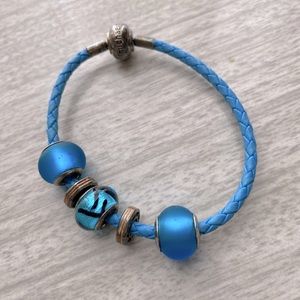 Micheal hill teal blue bracelet